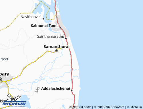 Mappa MICHELIN Ninthavur 13 - ViaMichelin