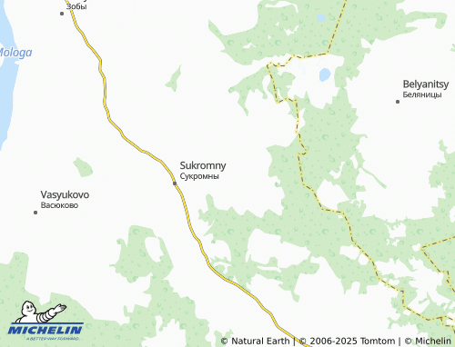 MICHELIN Chudinkovo map - ViaMichelin