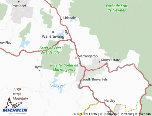 Mapa MICHELIN Marrangaroo - ViaMichelin