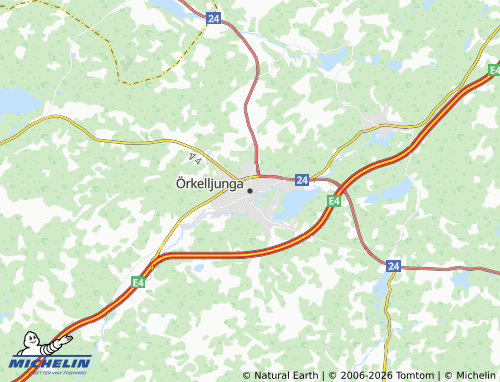MICHELIN-Landkarte Örkelljunga - ViaMichelin