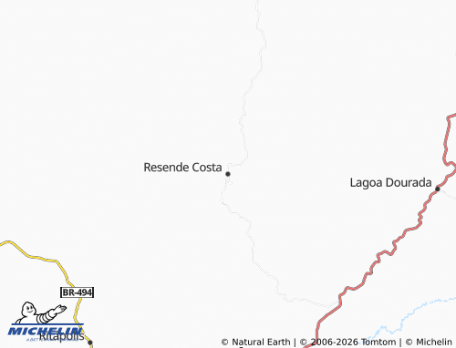 Carte MICHELIN Resende Costa - ViaMichelin