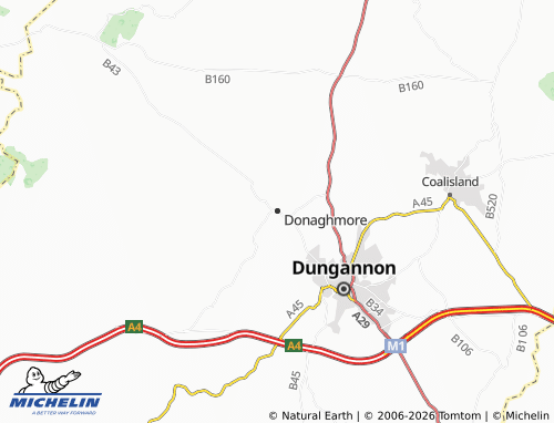 MICHELIN Donaghmore map - ViaMichelin