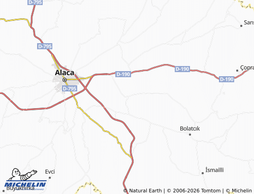 MICHELIN İsahacı map - ViaMichelin