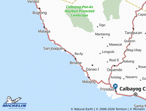 MICHELIN Ba-Ay map - ViaMichelin