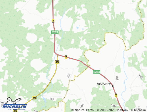 MICHELIN Kiigevere map - ViaMichelin