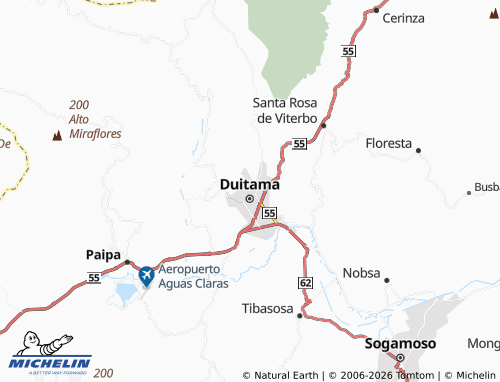 MICHELIN Salesiano map - ViaMichelin