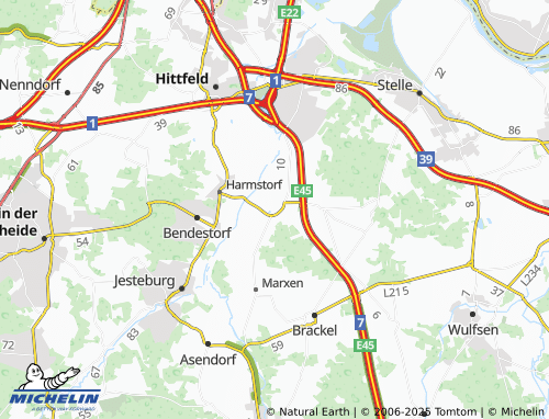 MICHELIN Ramelsloh map - ViaMichelin