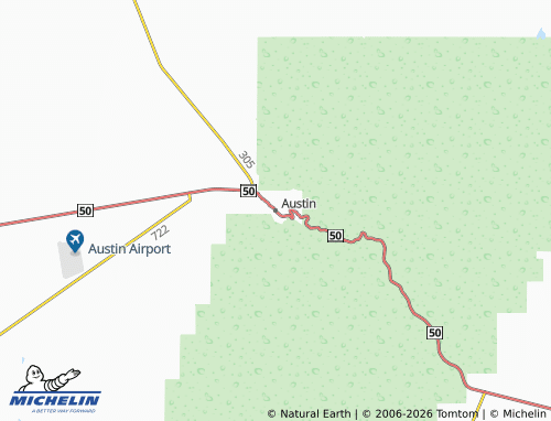 Mapa MICHELIN Austin - ViaMichelin