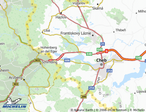 Mappa MICHELIN Cetnov - ViaMichelin
