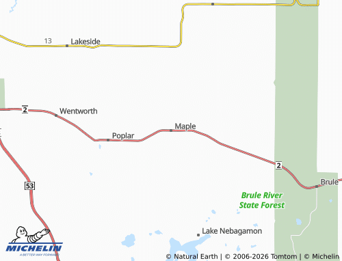 Mapa MICHELIN Maple - ViaMichelin