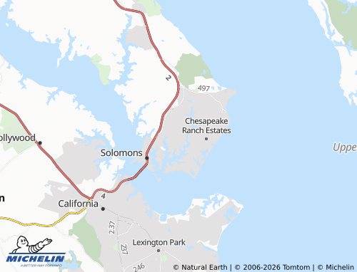 Carte MICHELIN Lusby - ViaMichelin