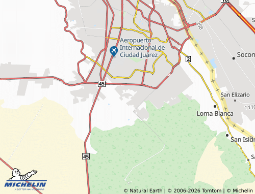 Mappa MICHELIN Terranova Sur - ViaMichelin