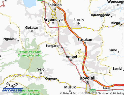 MICHELIN Tengaran map - ViaMichelin