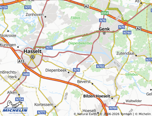 MICHELIN Dorpheide map - ViaMichelin