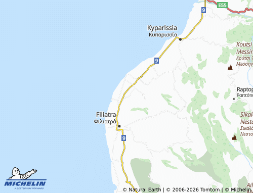 MICHELIN Exochiko map - ViaMichelin