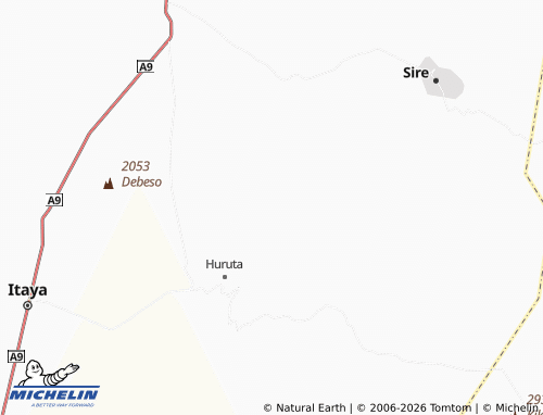 Mappa MICHELIN Bodecha Shet' - ViaMichelin