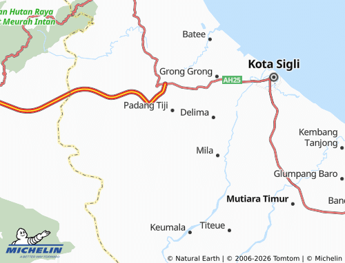 Mapa MICHELIN Dayah Tanoh Kunyet - ViaMichelin