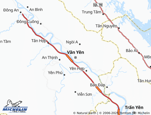 MICHELIN Văn Yên map - ViaMichelin