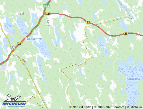 MICHELIN Sauvamäki map - ViaMichelin