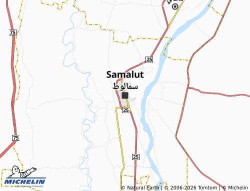 Carte MICHELIN Samalut - ViaMichelin