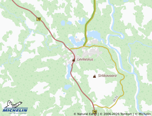 MICHELIN-Landkarte Sirkka - ViaMichelin