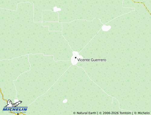 Mapa MICHELIN Vicente Guerrero - ViaMichelin