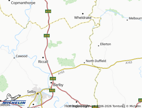 Carte MICHELIN Skipwith - ViaMichelin