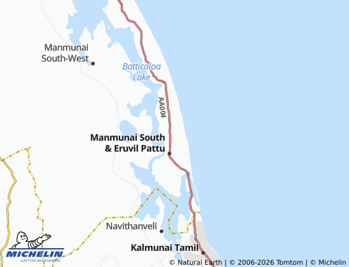Mappa MICHELIN Kaluthawalai 4 - ViaMichelin