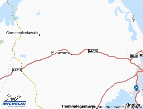 MICHELIN-Landkarte Morawewa - ViaMichelin