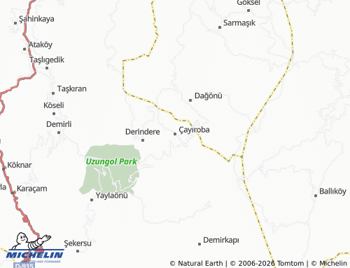 MICHELIN Çayıroba map - ViaMichelin