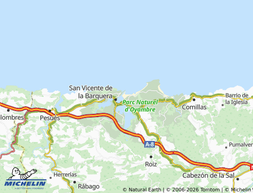 Mapa MICHELIN La Braña - ViaMichelin