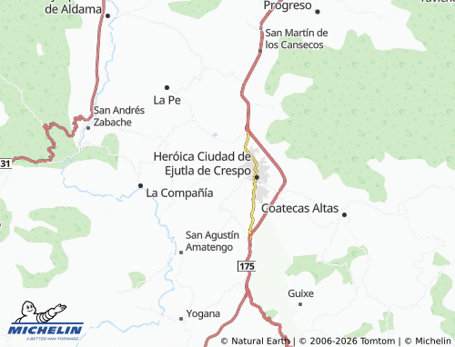 Carte MICHELIN Taniche - ViaMichelin