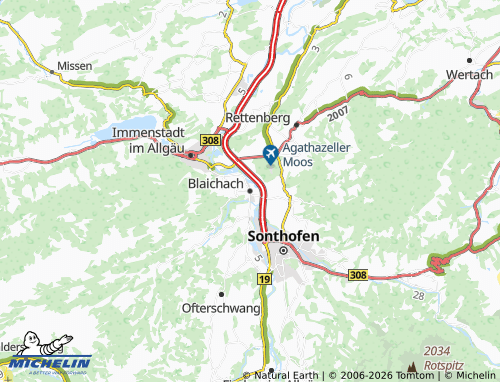 Mappa MICHELIN Blaichach - ViaMichelin
