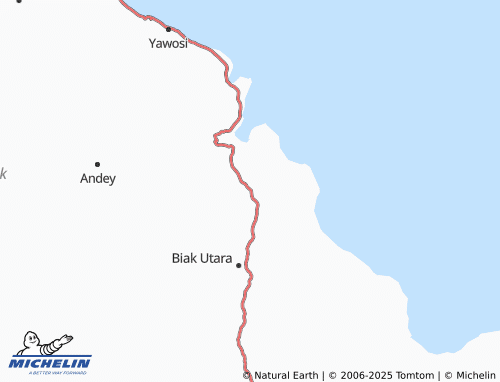 MICHELIN Mambesak map - ViaMichelin