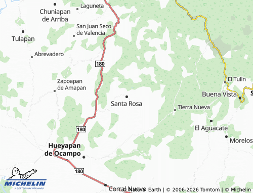Mapa MICHELIN Santa Rosa - ViaMichelin