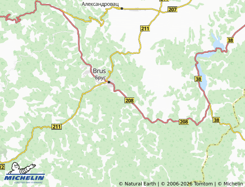 Mapa MICHELIN Tršanovci - ViaMichelin