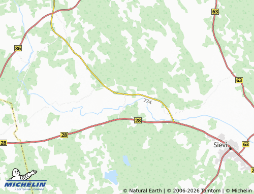Carte MICHELIN Vanhakirkko - ViaMichelin