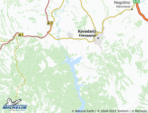 MICHELIN Brushani map - ViaMichelin