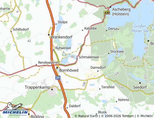 Mappa MICHELIN Schmalensee - ViaMichelin