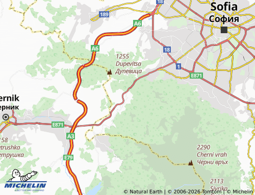 Mapa MICHELIN Vladaya - ViaMichelin