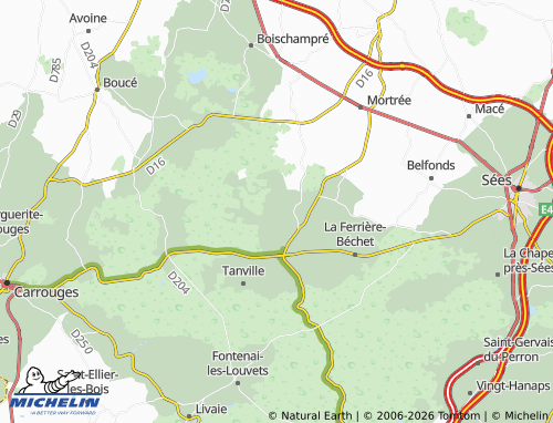 MICHELIN Le Cercueil map - ViaMichelin