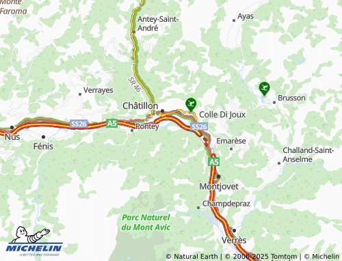 MICHELIN-Landkarte Ussel - ViaMichelin