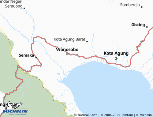 MICHELIN Negara Batin map - ViaMichelin