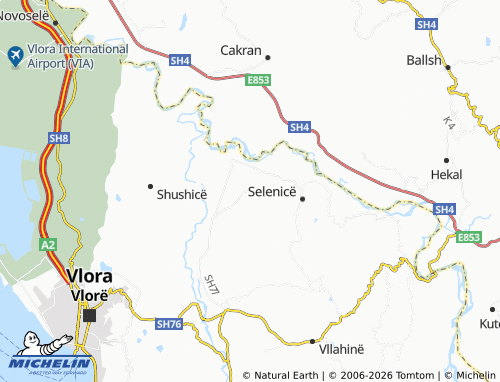 MICHELIN Armen map - ViaMichelin