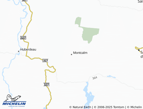 MICHELIN Montcalm map - ViaMichelin