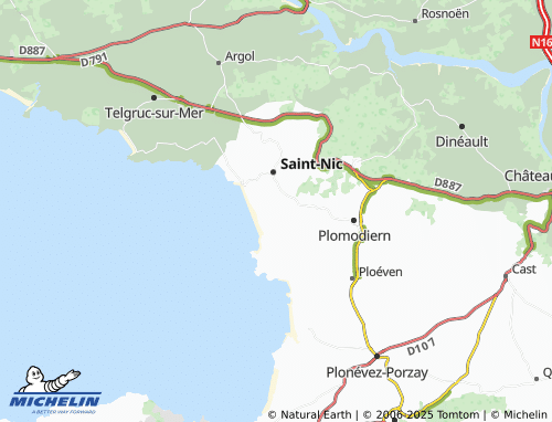 Mapa MICHELIN Kervennec - ViaMichelin