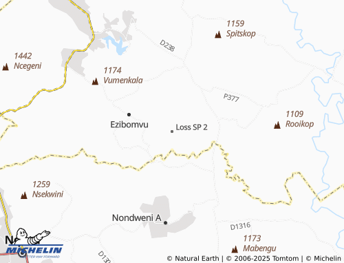 MICHELIN Loss SP 2 map - ViaMichelin