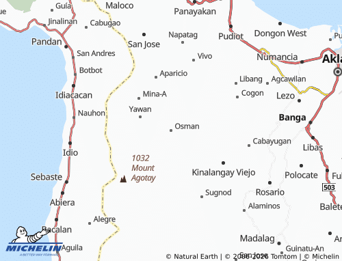 MICHELIN Osman map - ViaMichelin