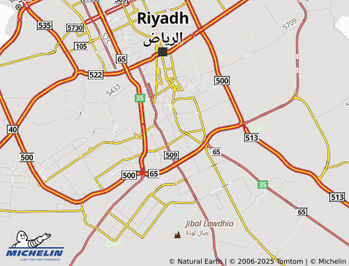 MICHELIN Ghobairah Dist map - ViaMichelin