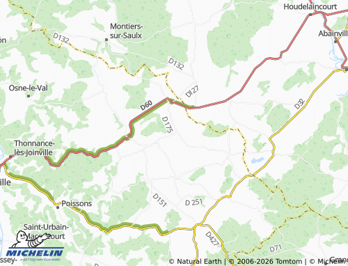 Mapa MICHELIN Gillaumé - ViaMichelin